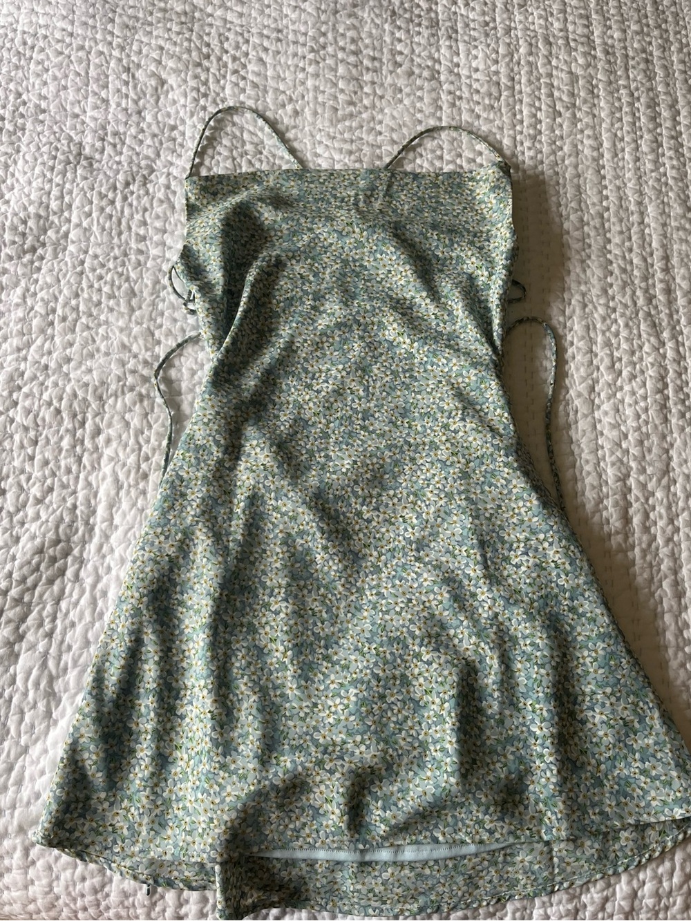 Hello Molly Pastel Blue Floral Cami Dress